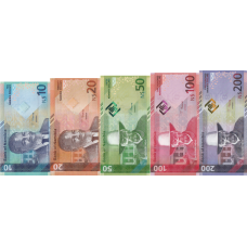 (106) ** PNew (PN20-PN24) Namibia - 10,20,50,100,200 Dollars (2025) (5 Notes)